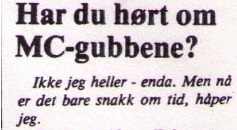 Det var en gang - historien om Senior MC